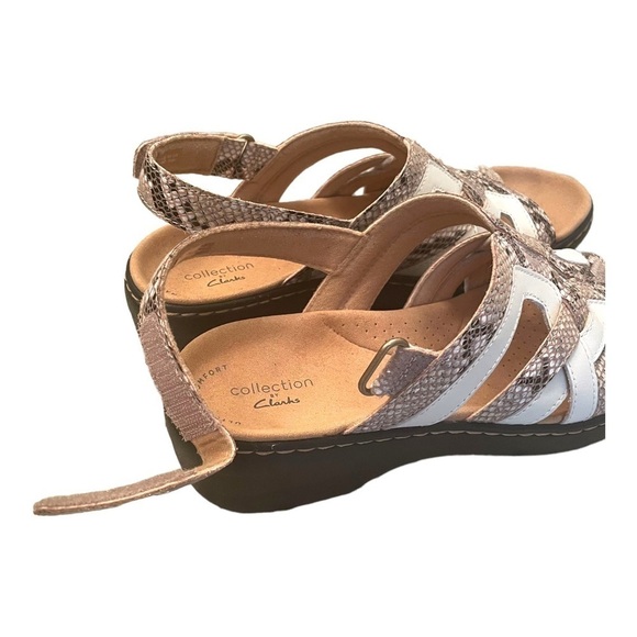 Clarks collection strappy sandals - merliah lilac size 8 - Picture 5 of 8